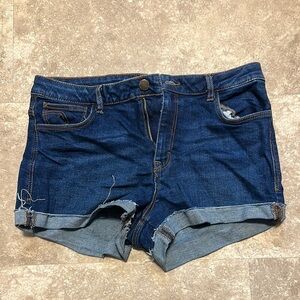 Zara Denim Blue Women's Shorts